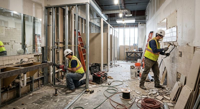 Office Bathroom Renovation in Littleton, CO